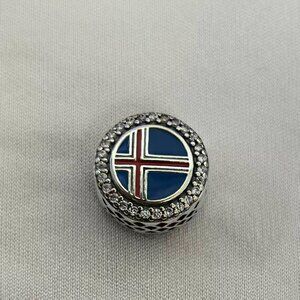 Pandora ICELAND Exclusive Charm Pendant, S925 Silver Jewelry